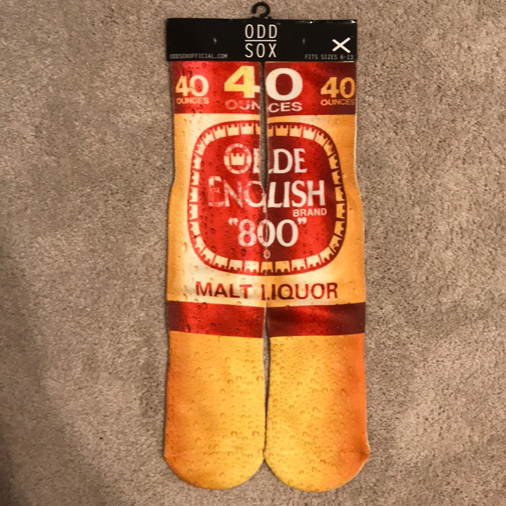 Odd Sox Ode English printed Socks
